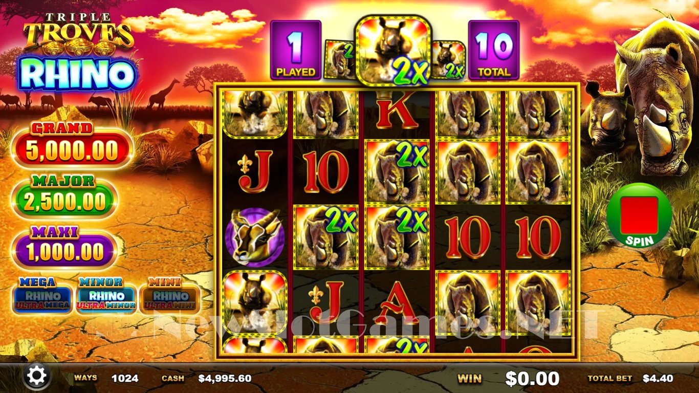 Triple Troves Rhino Slot Slot Image in Demo - pic. 4