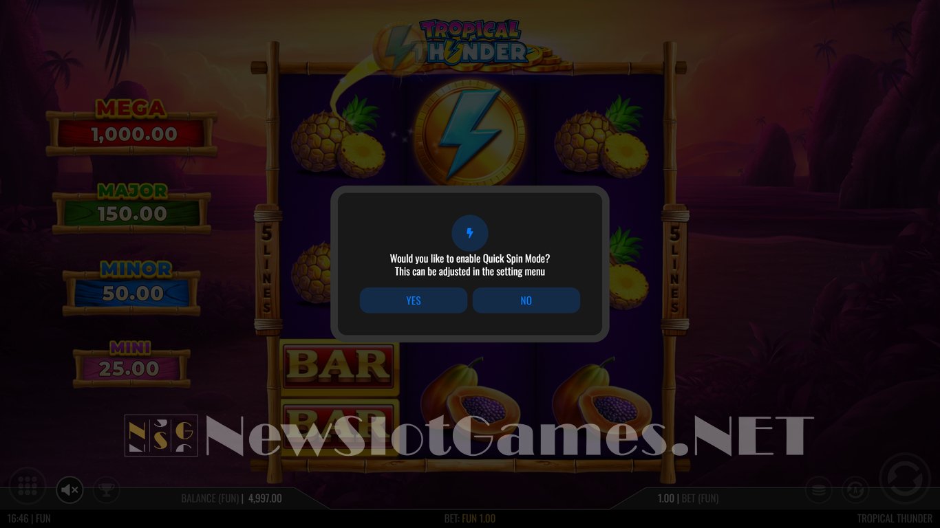Tropical Thunder Slot Slot Image in Demo - pic. 3