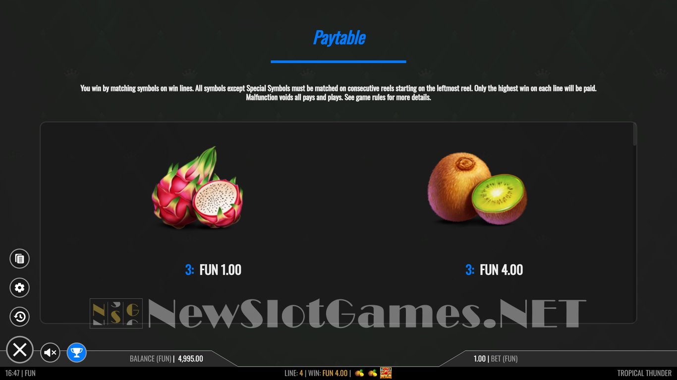 Tropical Thunder Slot Slot Image in Demo - pic. 7