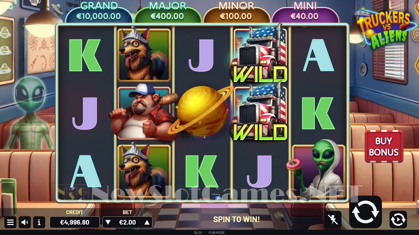 Truckers & Aliens Slot Slot Image in Demo - pic. 2