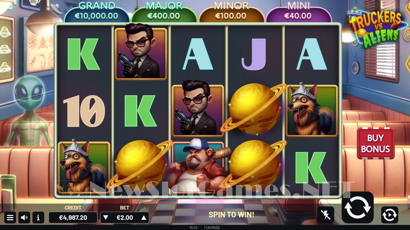 Truckers & Aliens Slot Slot Image in Demo - pic. 5