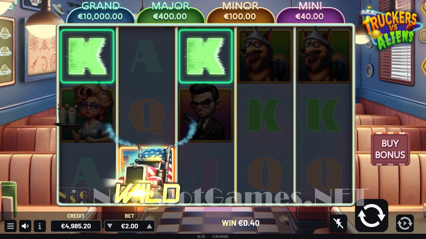 Truckers & Aliens Slot Slot Image in Demo - pic. 6