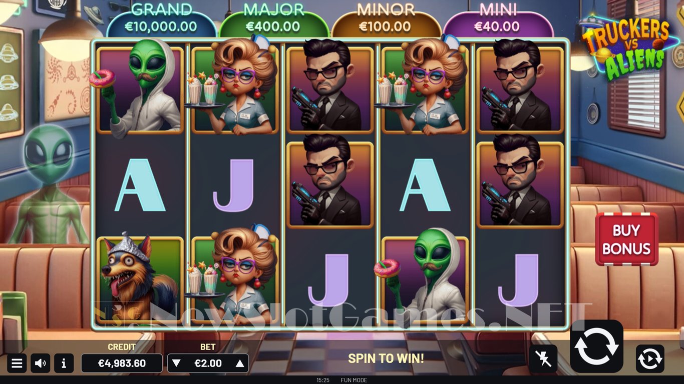 Truckers & Aliens Slot Slot Image in Demo - pic. 7