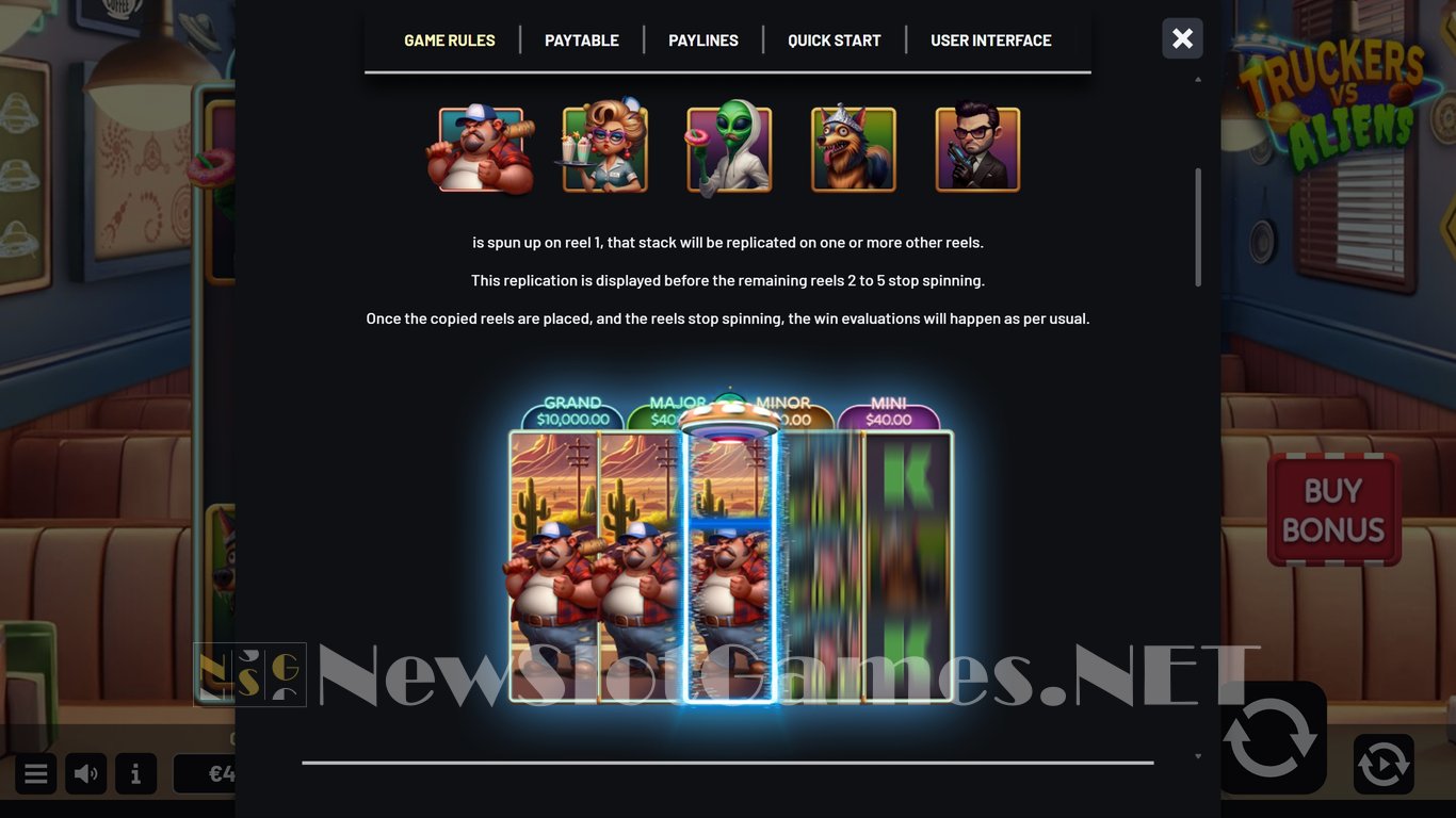 Truckers & Aliens Slot Slot Image in Demo - pic. 9