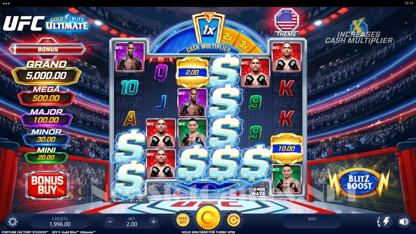 UFC Gold Blitz Ultimate Slot Slot Image in Demo - pic. 2