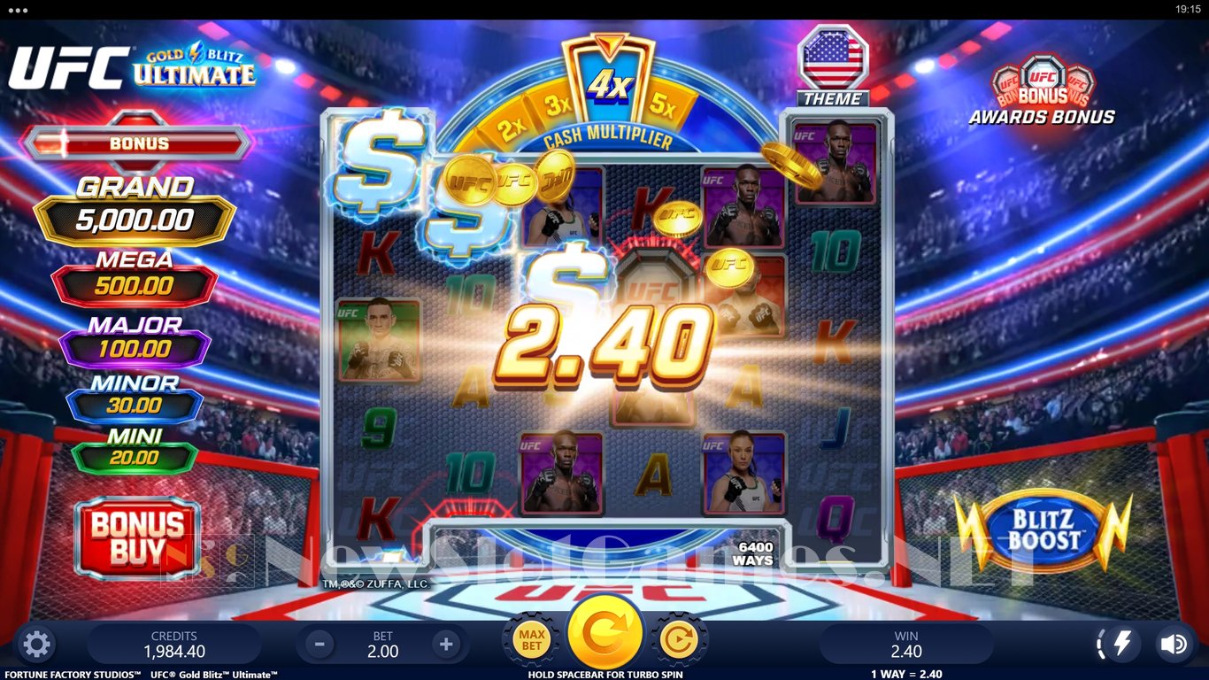 UFC Gold Blitz Ultimate Slot Slot Image in Demo - pic. 4