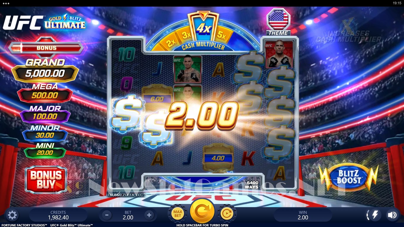 UFC Gold Blitz Ultimate Slot Slot Image in Demo - pic. 5