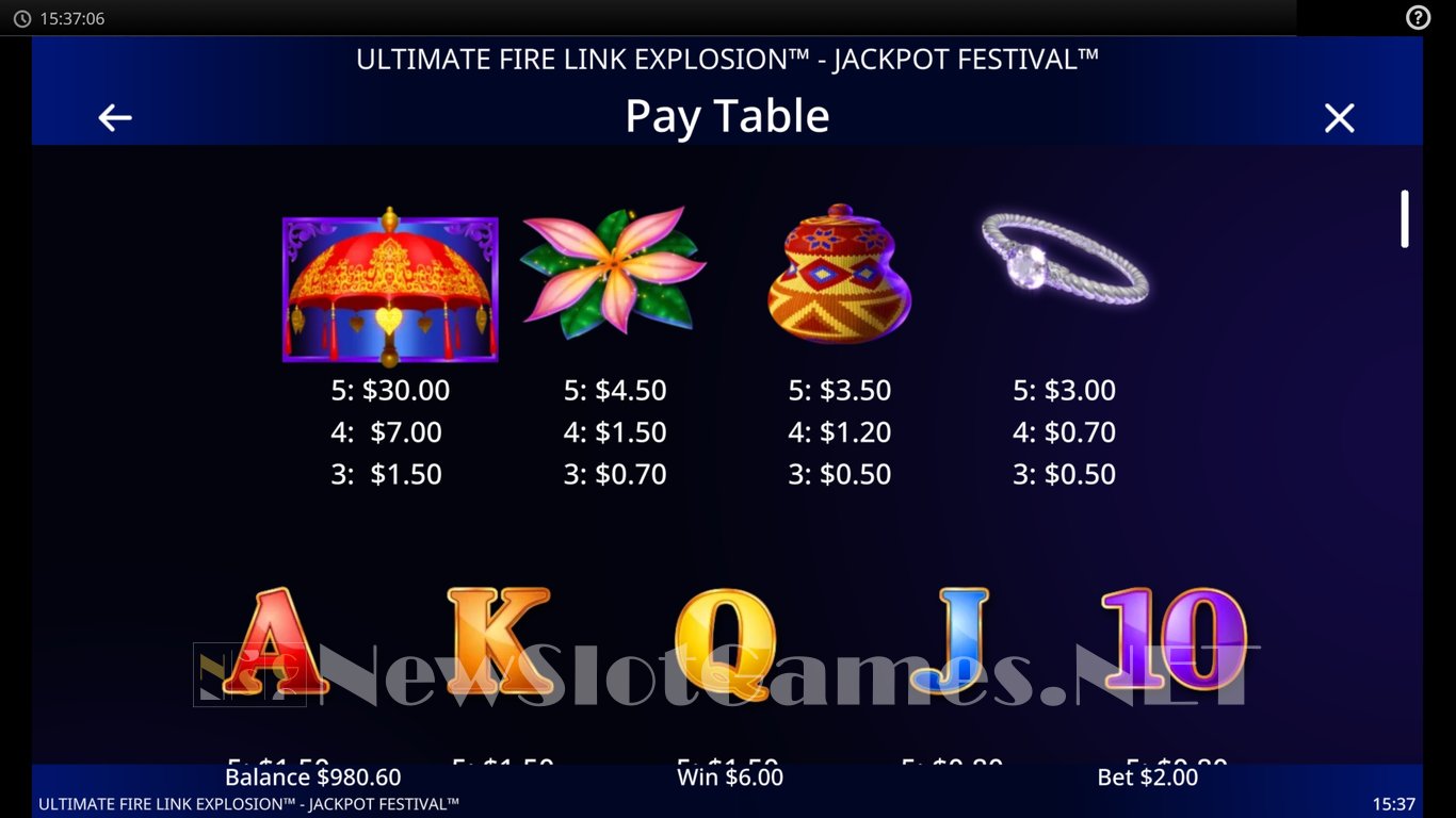 Ultimate Fire Link Explosion Slot Slot Image in Demo - pic. 5