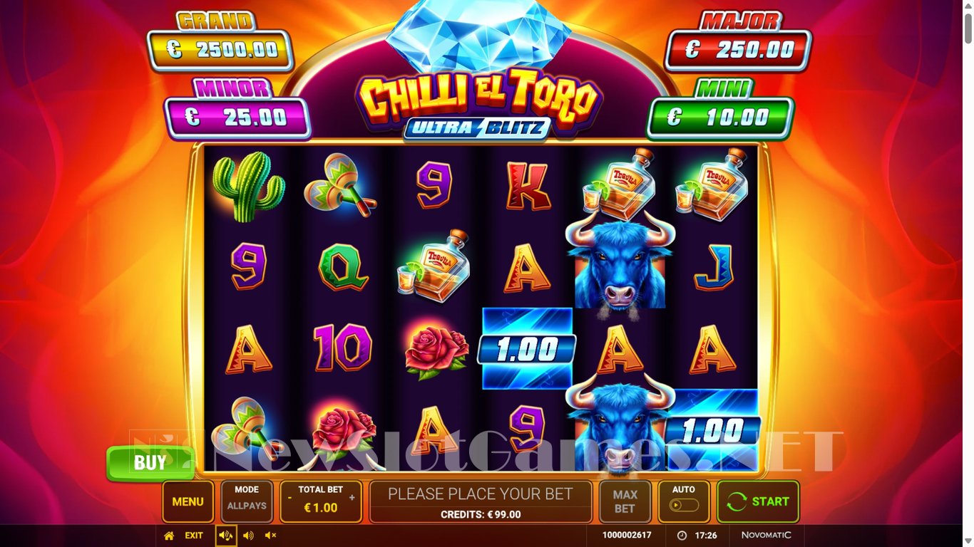 Ultra Blitz - Chilli El Toro Slot Demo Image