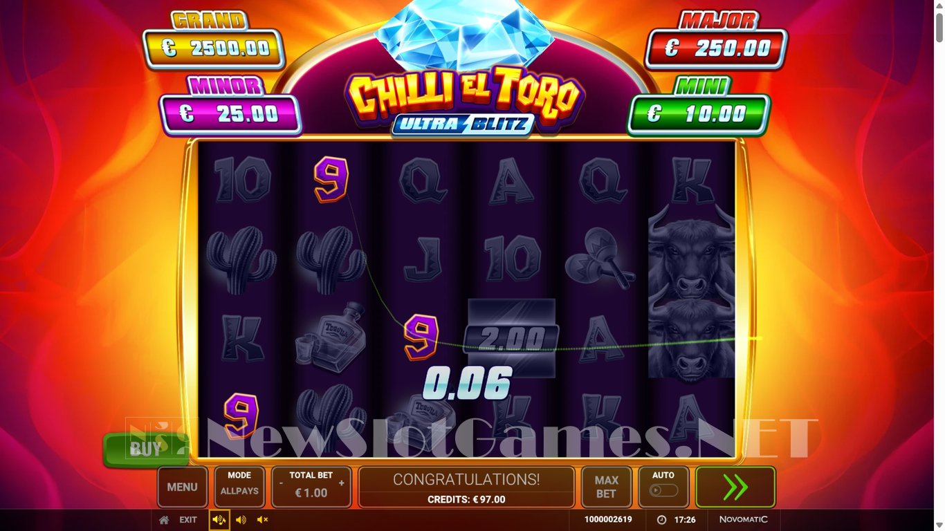 Ultra Blitz - Chilli El Toro Slot Slot Image in Demo - pic. 2