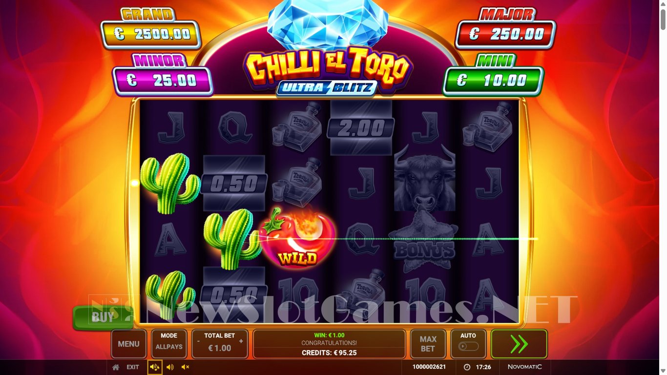 Ultra Blitz - Chilli El Toro Slot Slot Image in Demo - pic. 3