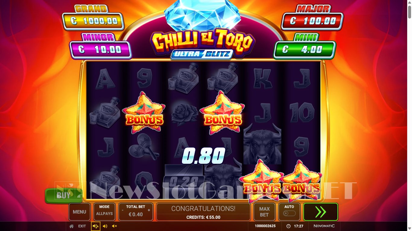 Ultra Blitz - Chilli El Toro Slot Slot Image in Demo - pic. 5