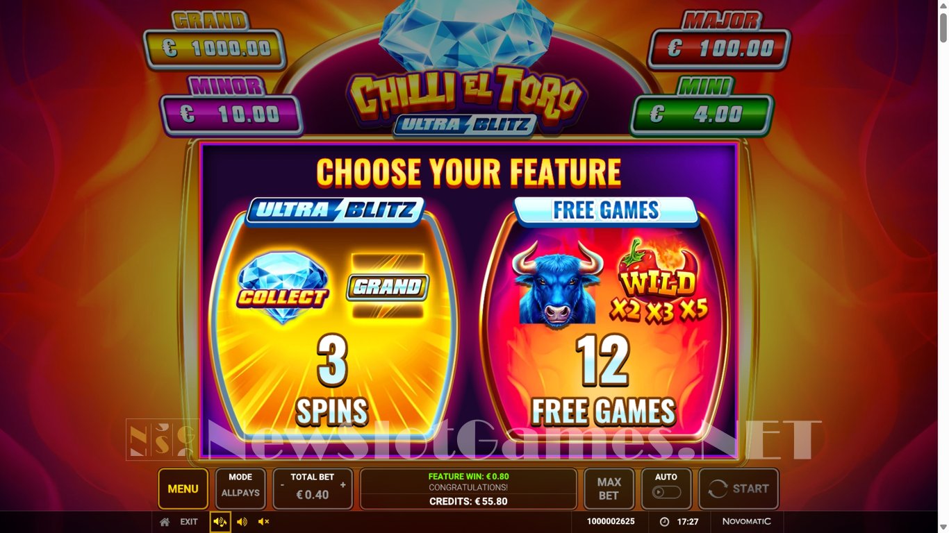 Ultra Blitz - Chilli El Toro Slot Slot Image in Demo - pic. 6