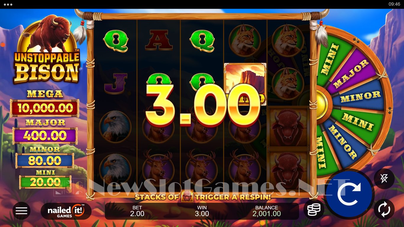 Unstoppable Bison Slot Slot Image in Demo - pic. 2