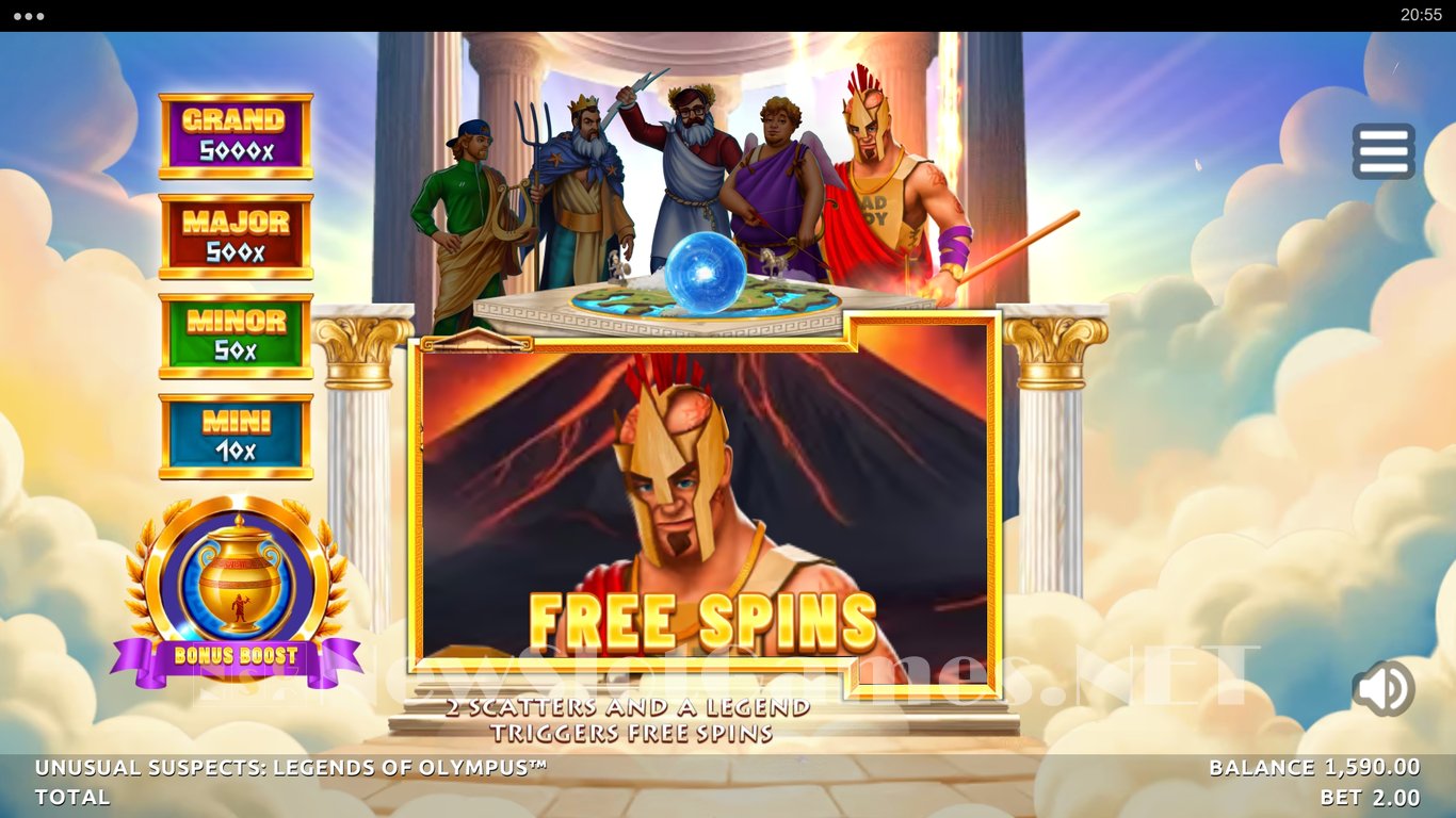 Unusual Suspects Legends of Olympus Slot Slot Image in Demo - pic. 7