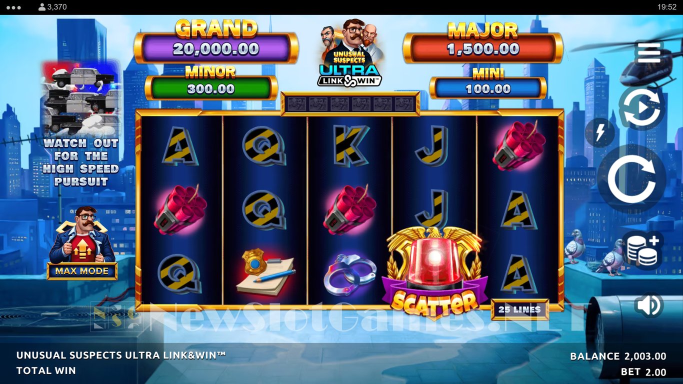 Unusual Suspects Ultra Link & Win Slot Slot Image in Demo - pic. 4