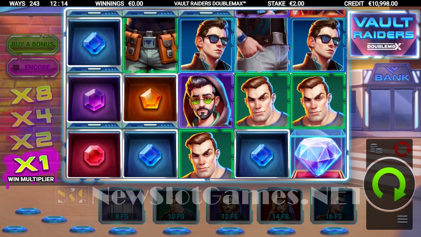 Vault Raiders DoubleMax Slot Demo Image