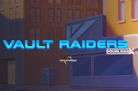 Vault Raiders DoubleMax Slot Logo