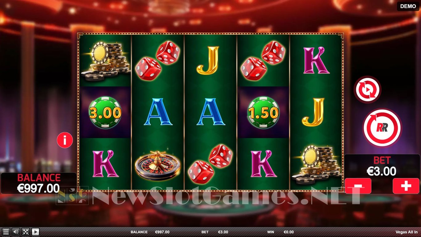 Vegas All In Slot Demo Image