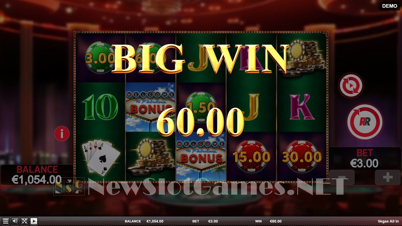 Vegas All In Slot Slot Image in Demo - pic. 2