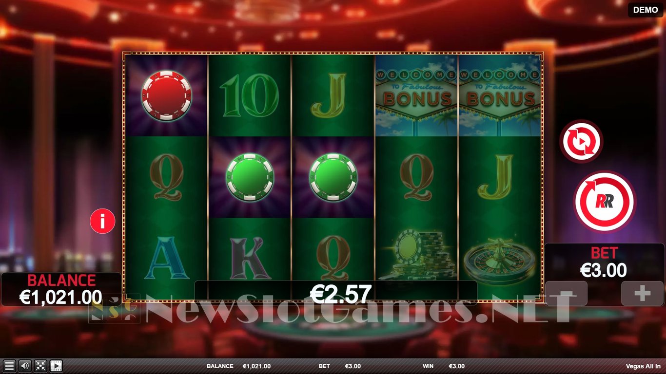 Vegas All In Slot Slot Image in Demo - pic. 4