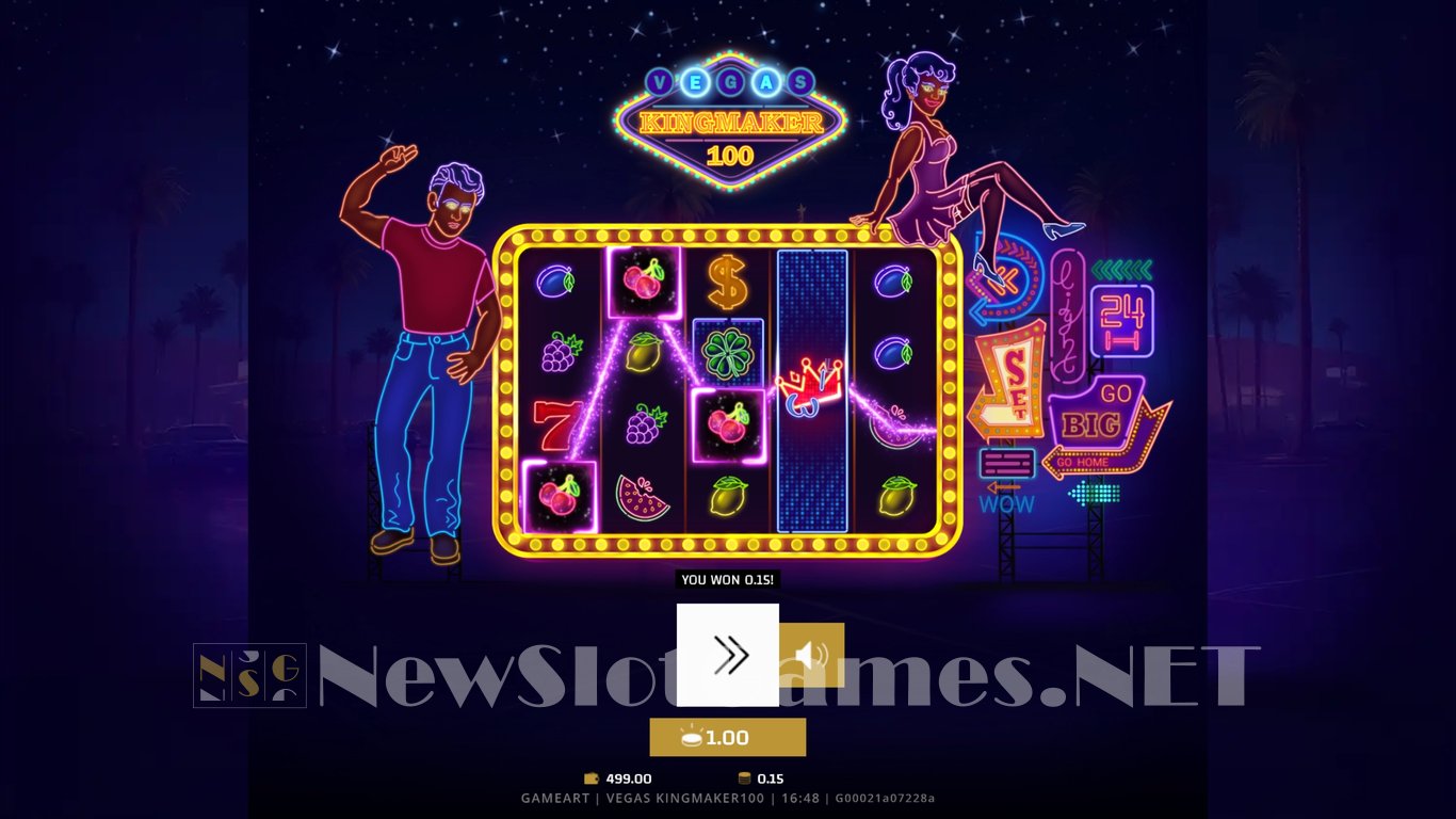 Vegas Kingmaker 100 Slot Slot Image in Demo - pic. 2