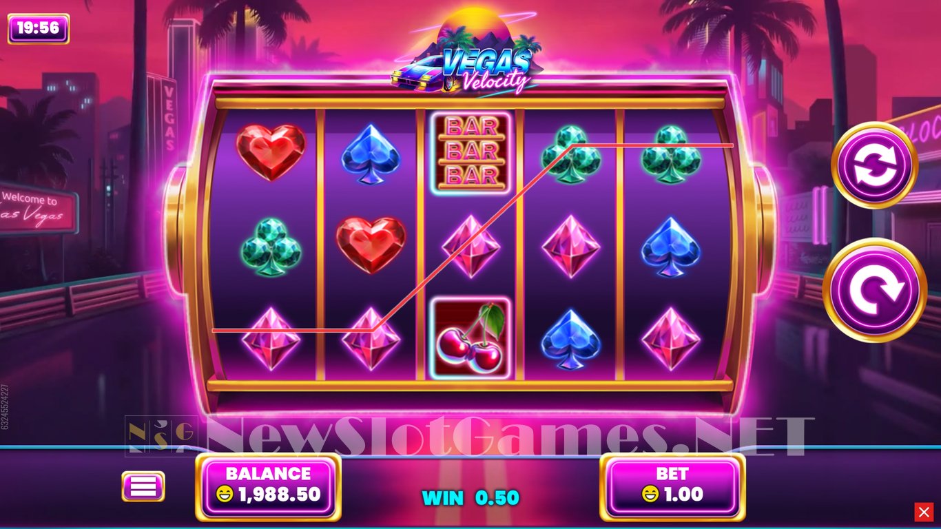 Vegas Velocity Slot Slot Image in Demo - pic. 2