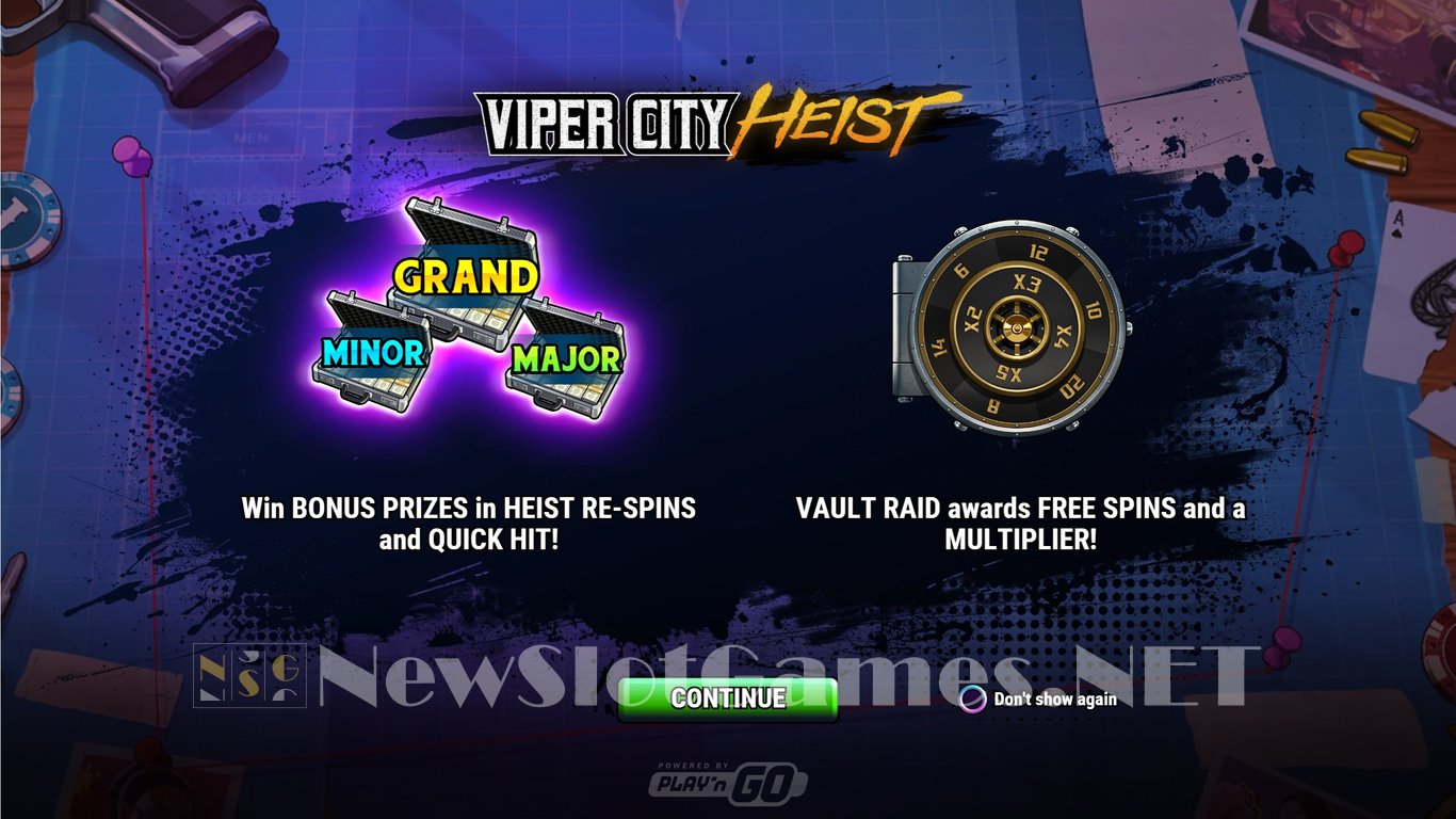 Viper City Heist Slot Demo Image