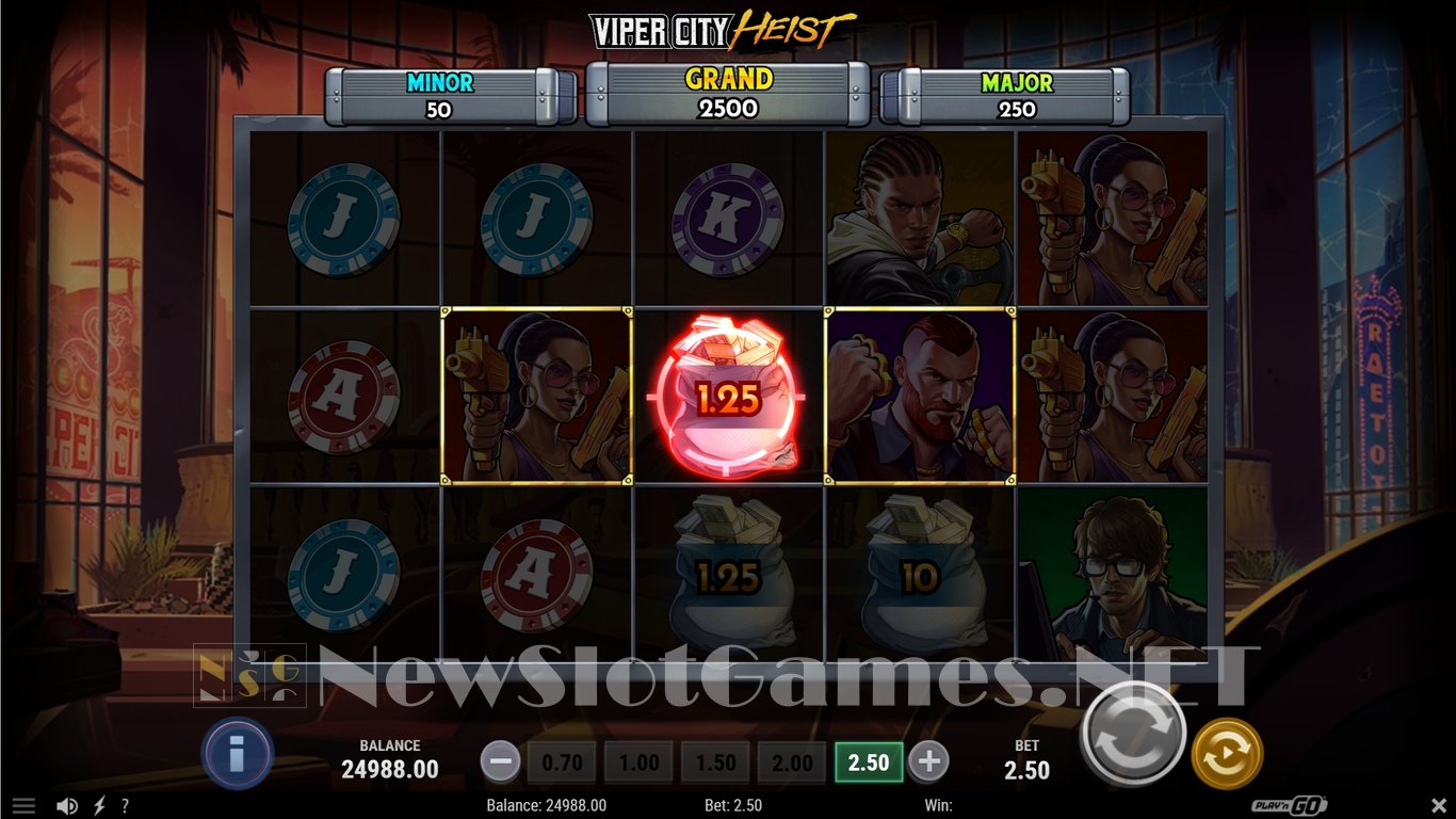Viper City Heist Slot Slot Image in Demo - pic. 4