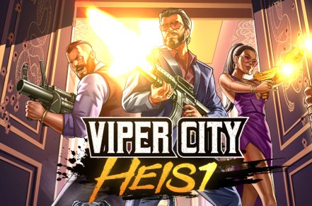 Viper City Heist Slot Logo