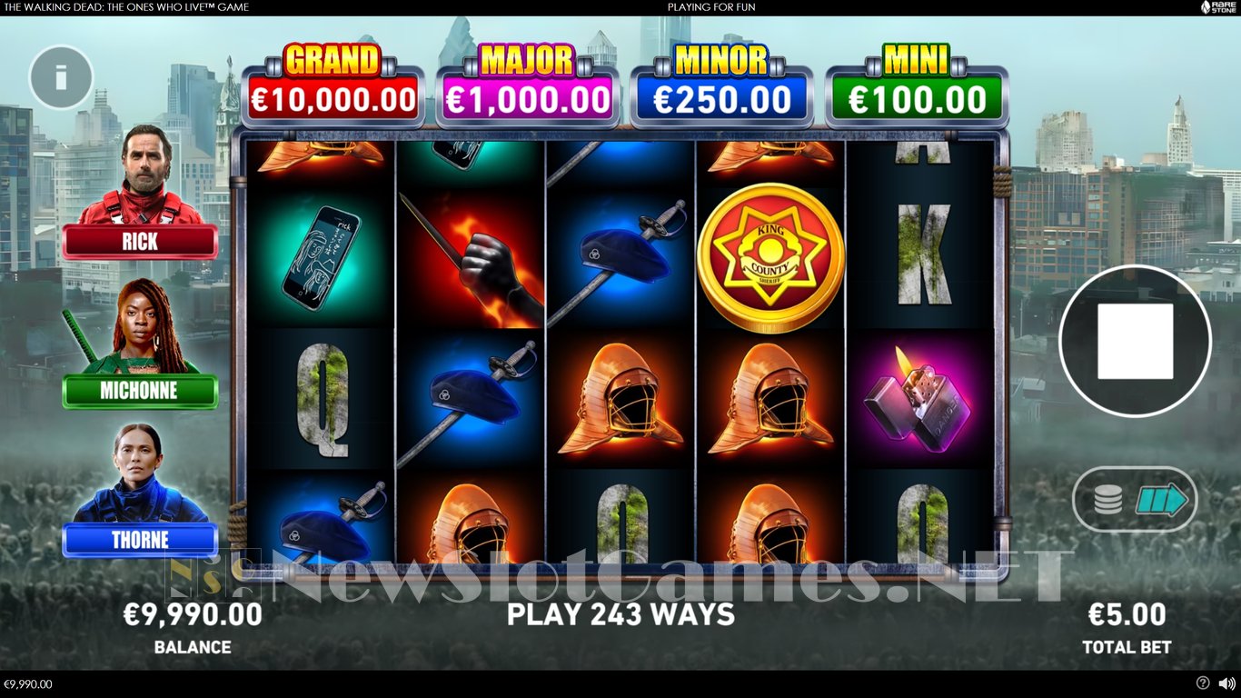 The Walking Dead The Ones Who Live Slot Demo Image