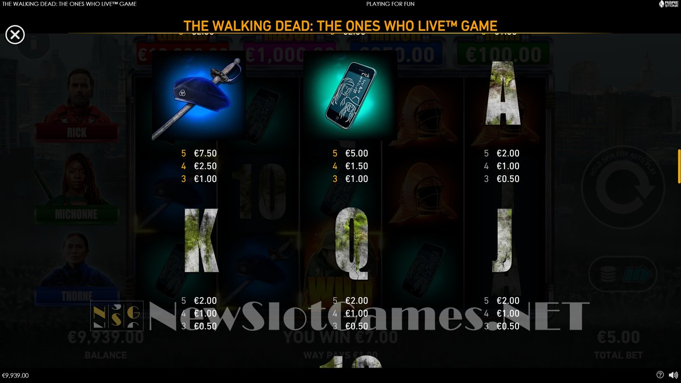 The Walking Dead The Ones Who Live Slot Slot Image in Demo - pic. 8