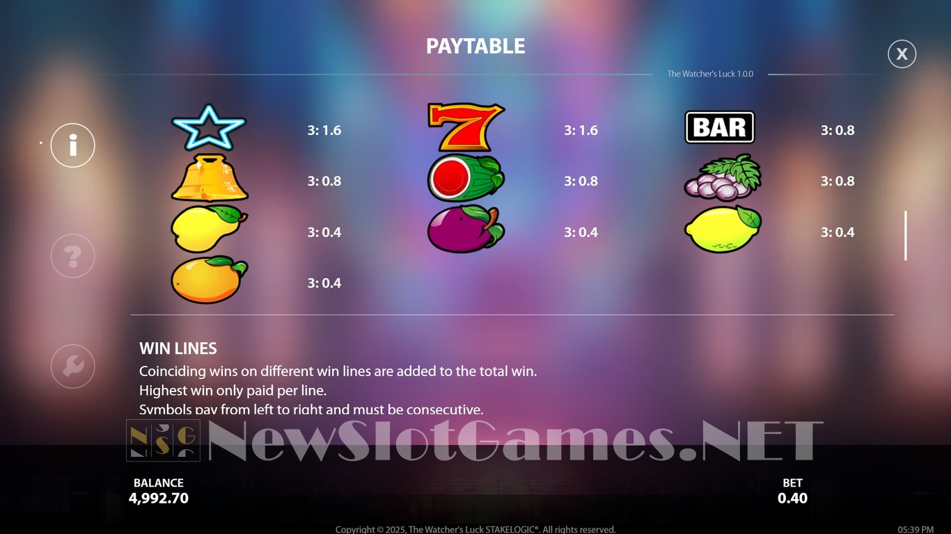 The Watchers Luck Slot Slot Image in Demo - pic. 6