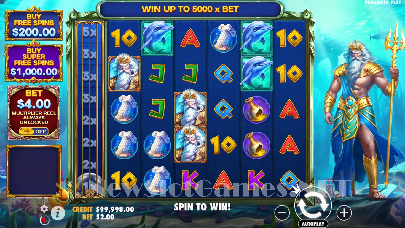 Waves of Poseidon Slot Demo Image