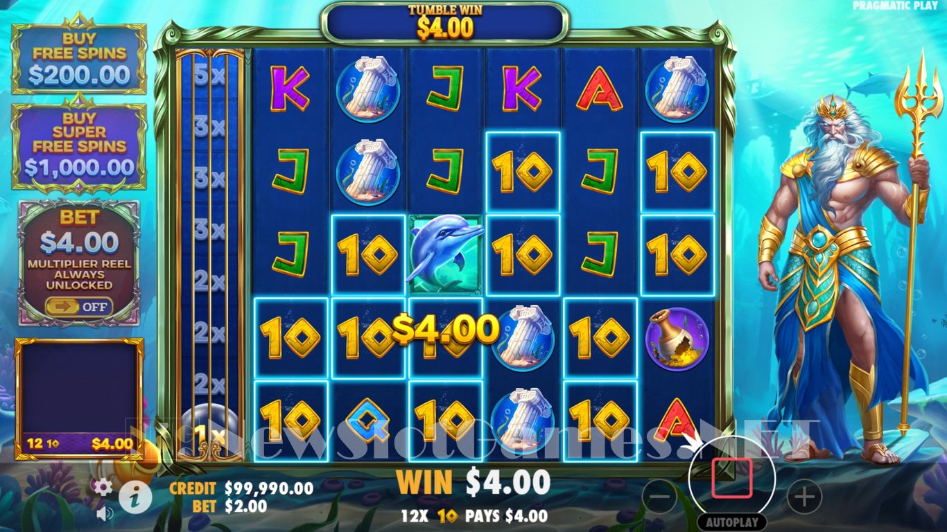 Waves of Poseidon Slot Slot Image in Demo - pic. 3