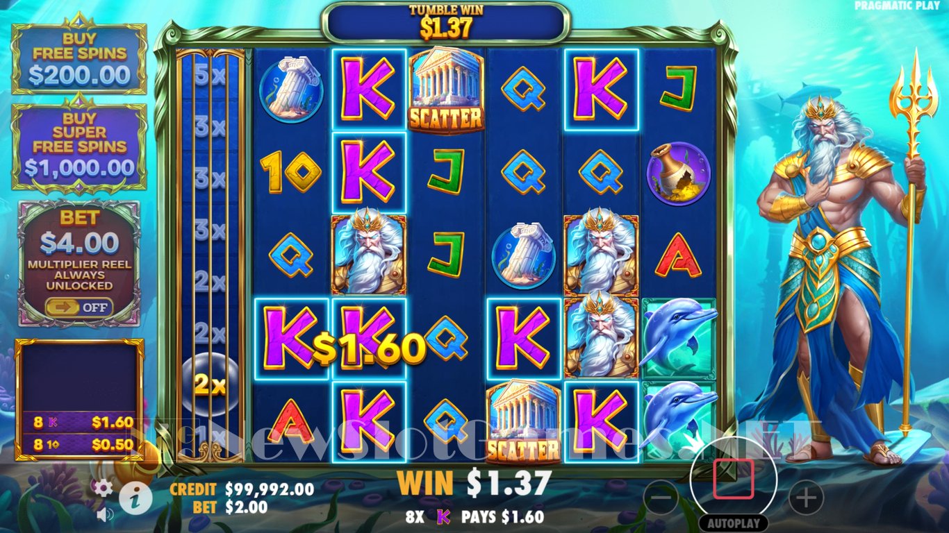 Waves of Poseidon Slot Slot Image in Demo - pic. 4