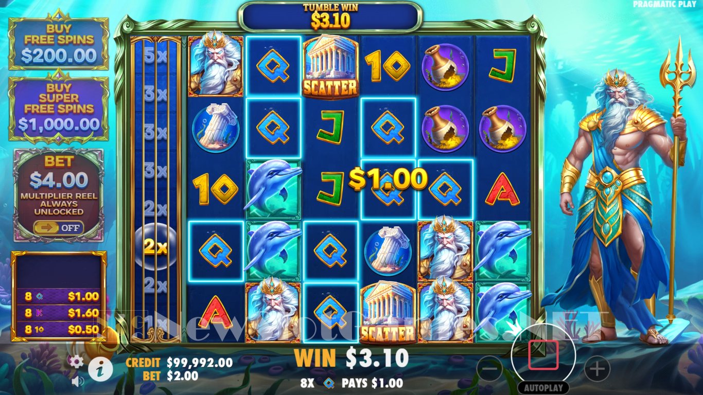 Waves of Poseidon Slot Slot Image in Demo - pic. 5