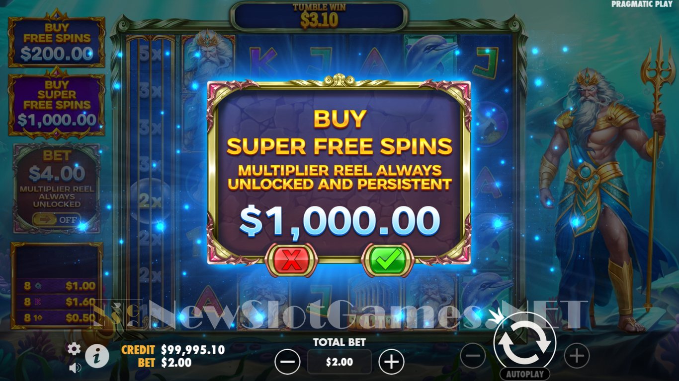 Waves of Poseidon Slot Slot Image in Demo - pic. 7