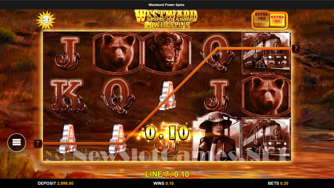 Westward Powerspins Slot Demo Image