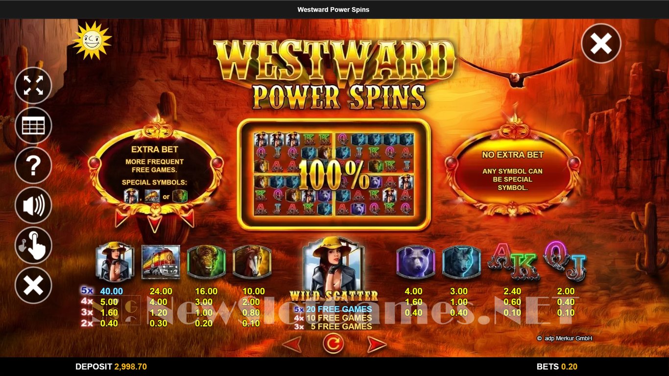 Westward Powerspins Slot Slot Image in Demo - pic. 7