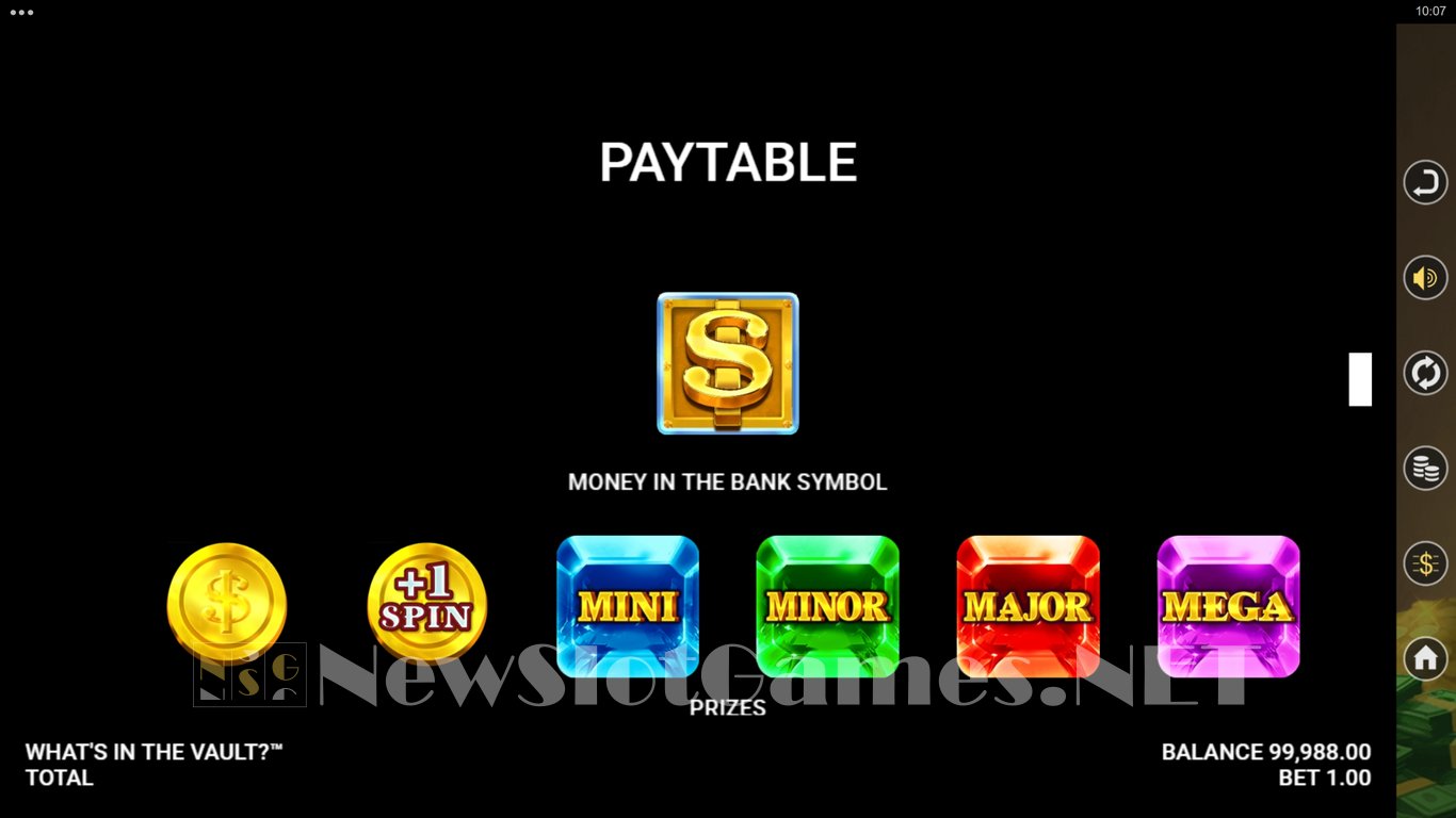 Whats in the Vault? Slot Slot Image in Demo - pic. 6