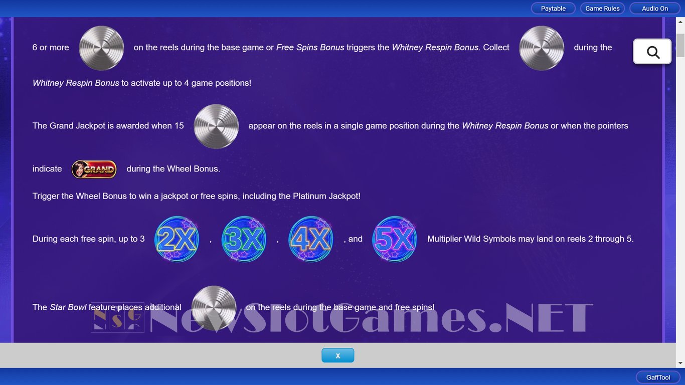 Whitney Houston Slot Slot Image in Demo - pic. 7