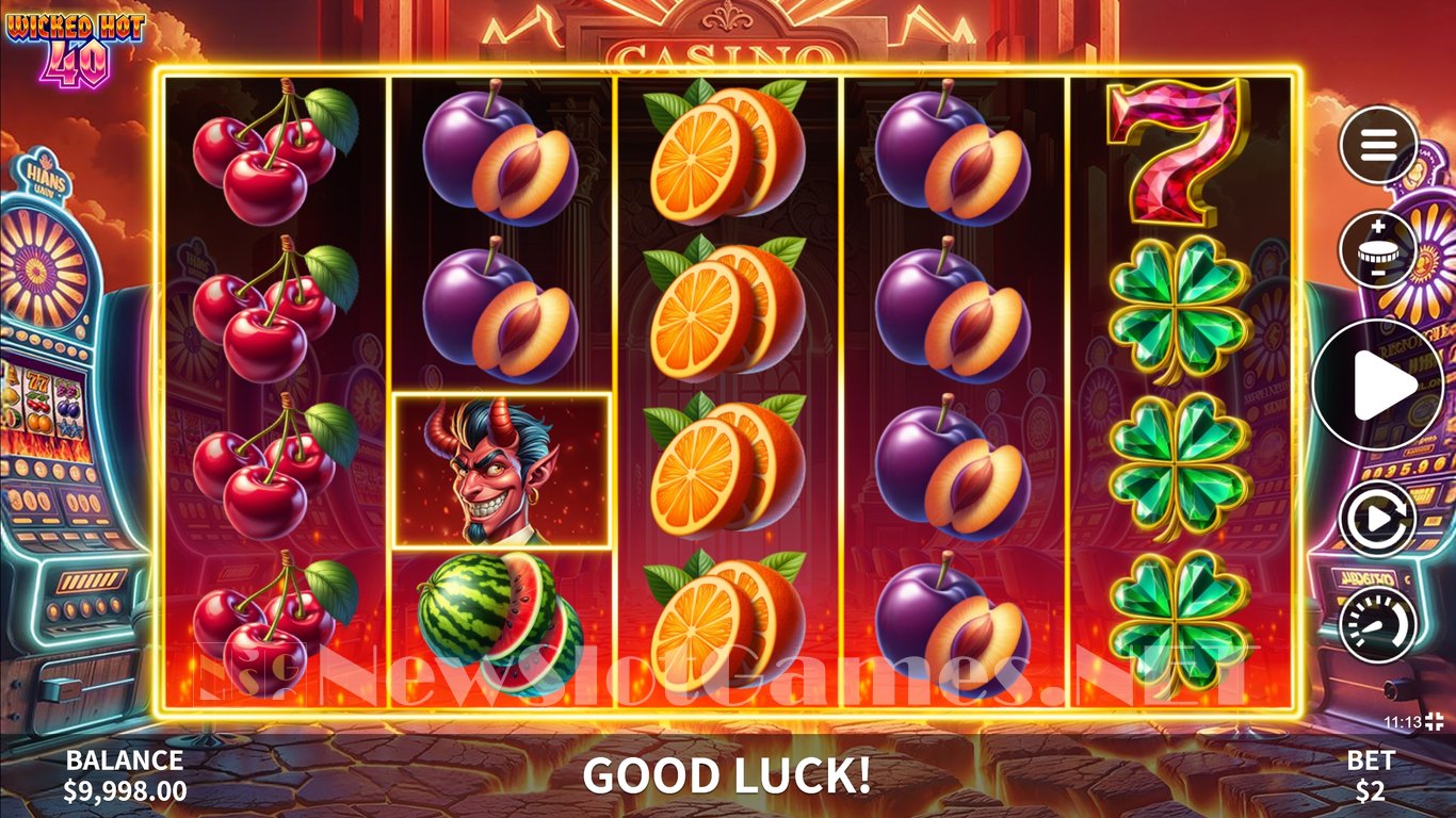 Wicked Hot 40 Slot Demo Image