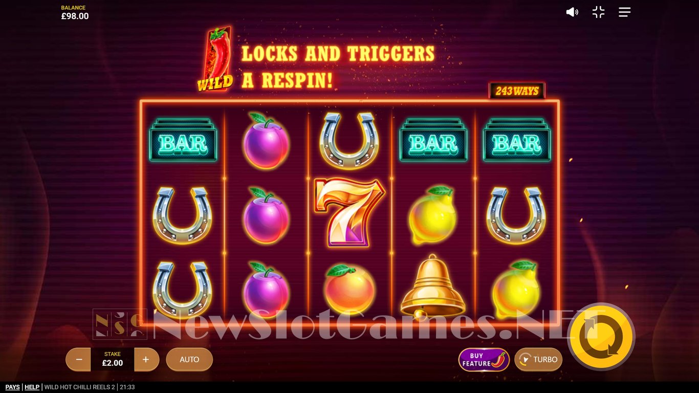 Wild Hot Chilli Reels 2 Slot Demo Image