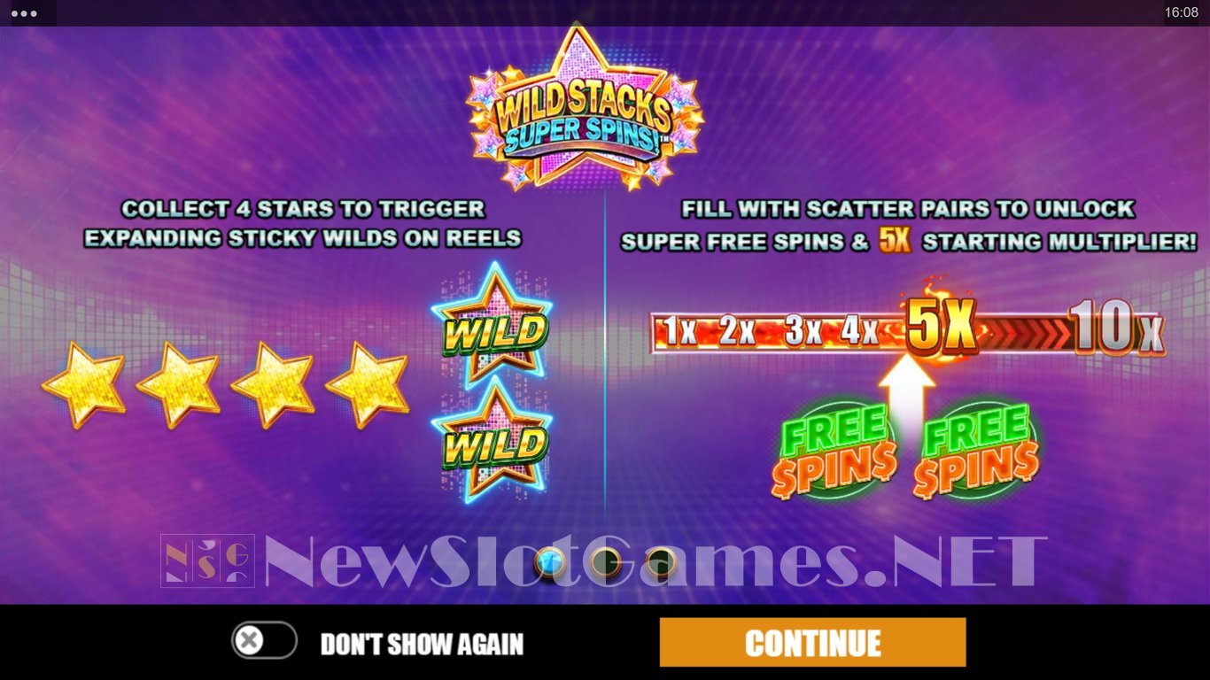 Wild Stacks Super Spins Slot Demo Image
