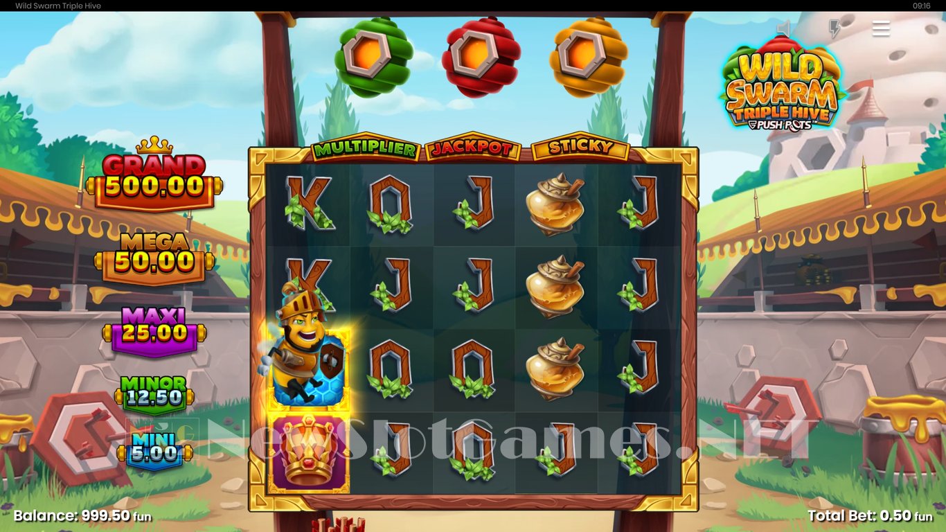 Wild Swarm Triple Hive Slot Slot Image in Demo - pic. 2