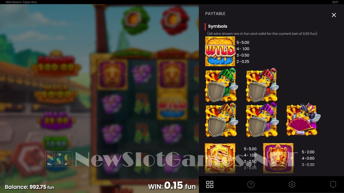 Wild Swarm Triple Hive Slot Slot Image in Demo - pic. 8