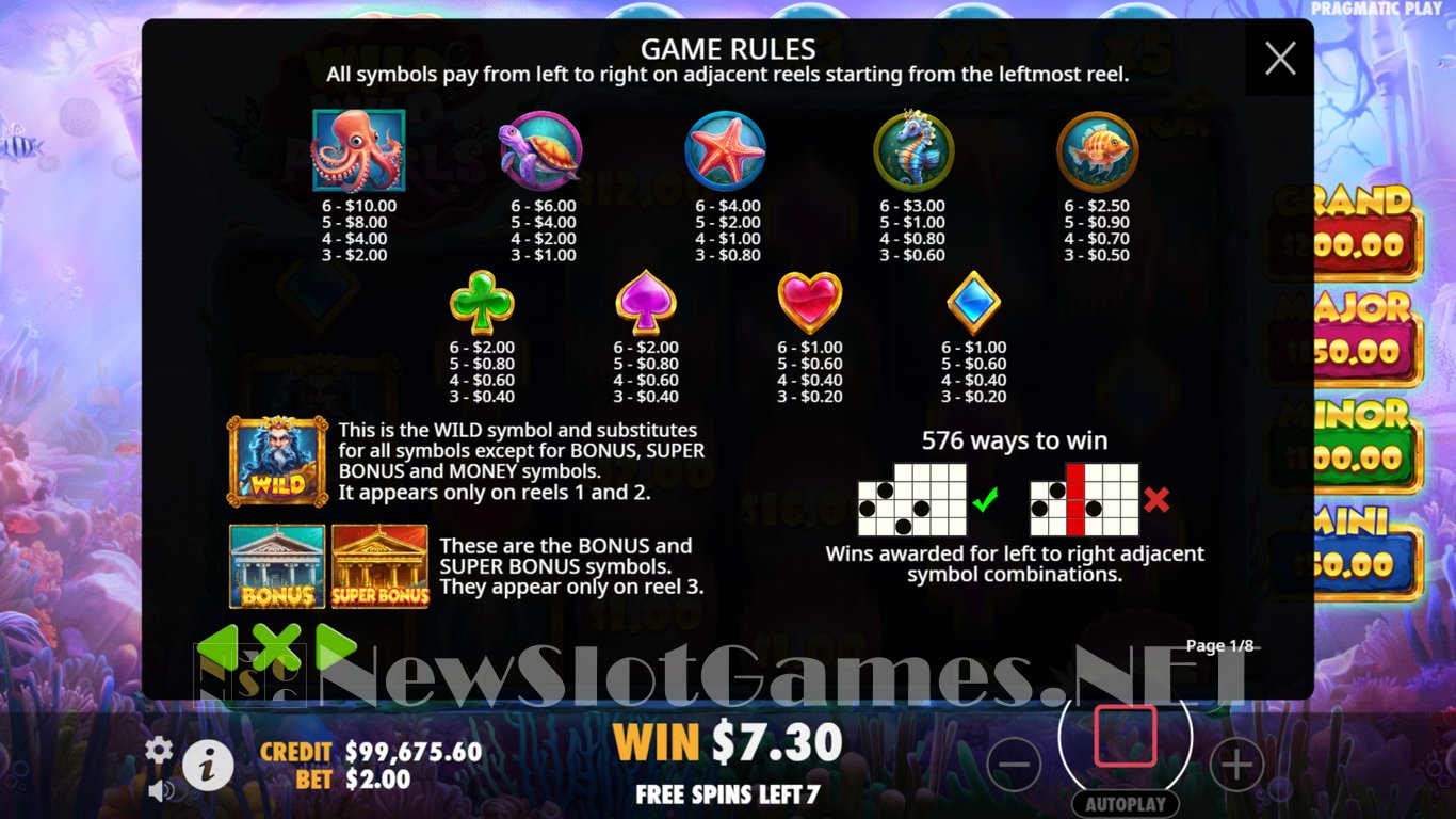 Wild Wild Pearls Slot Slot Image in Demo - pic. 12