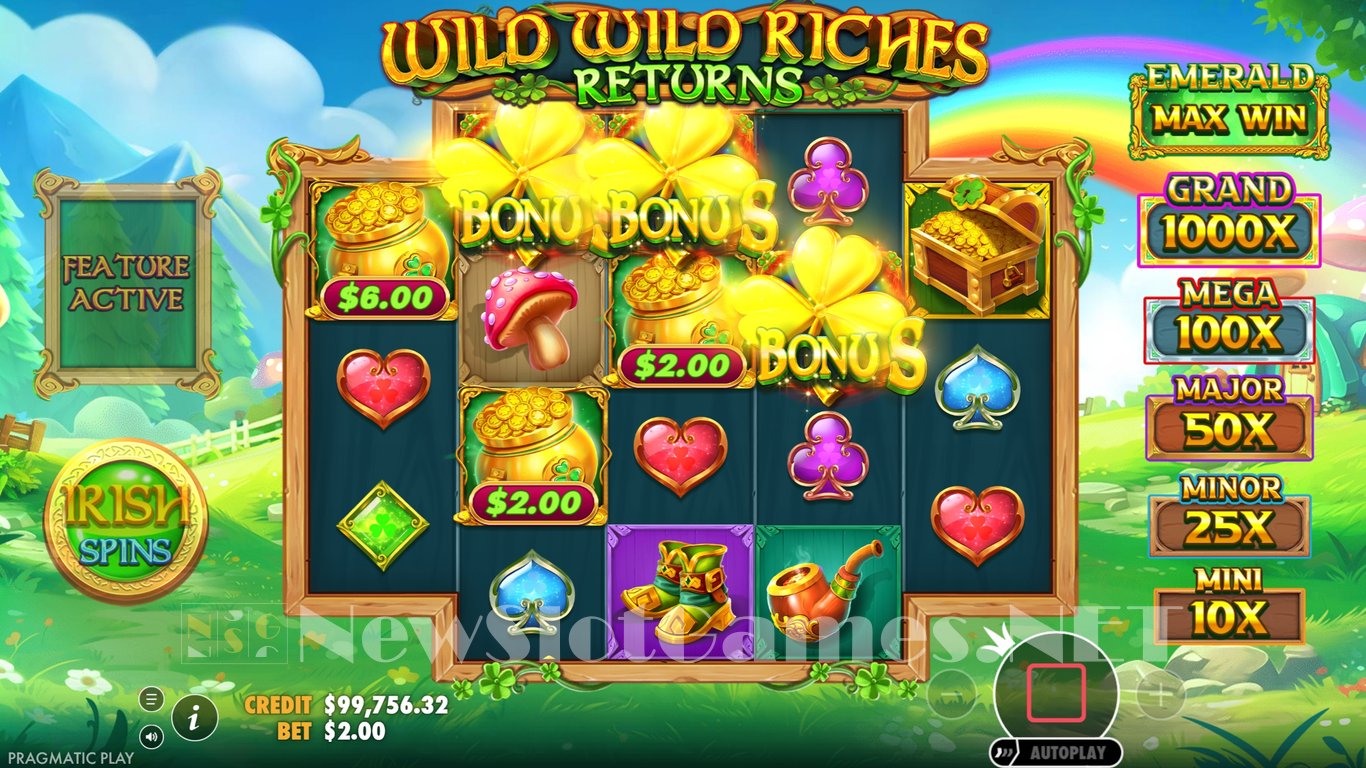 Wild Wild Riches Returns Slot Slot Image in Demo - pic. 8