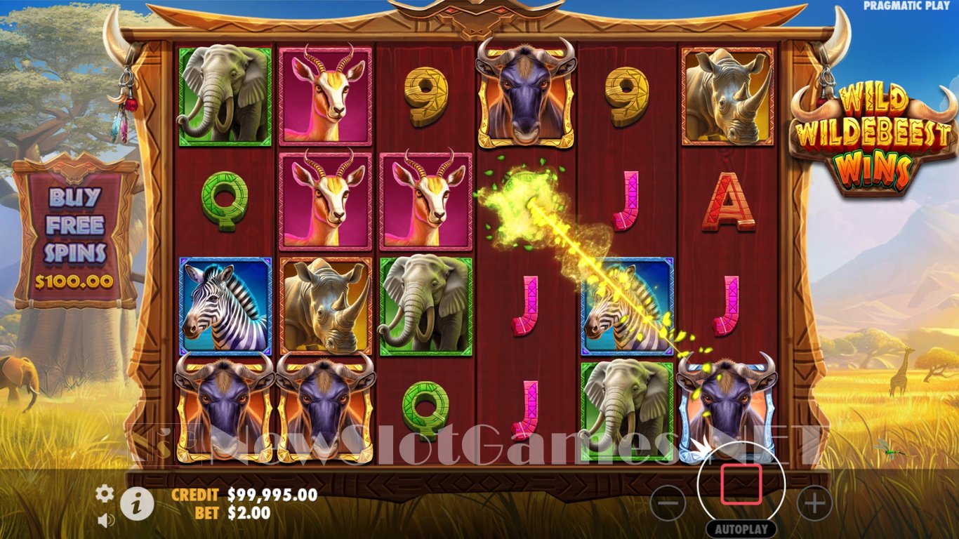 Wild Wildebeest Wins Slot Slot Image in Demo - pic. 3